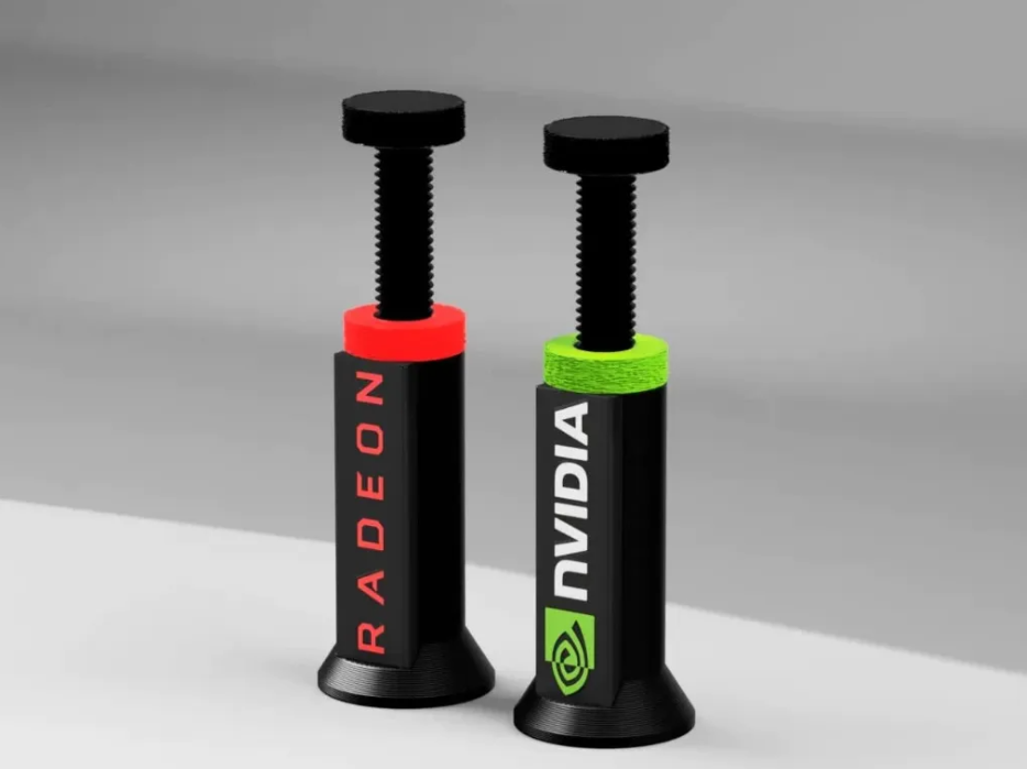 Suporte para GPU impresso em 3D